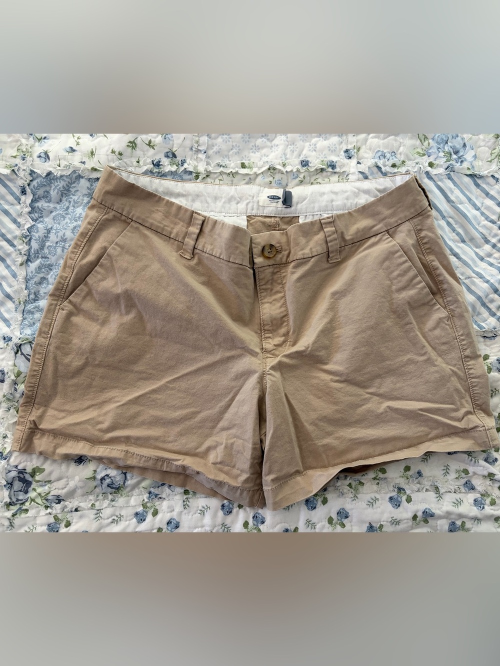 Old Navy Beige/Tan Cotton Chino Shorts